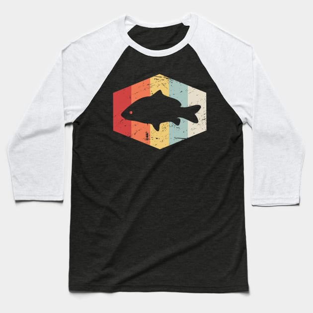 Vintage Carp Fish - Gift For Carp Fishing Baseball T-Shirt by MeatMan